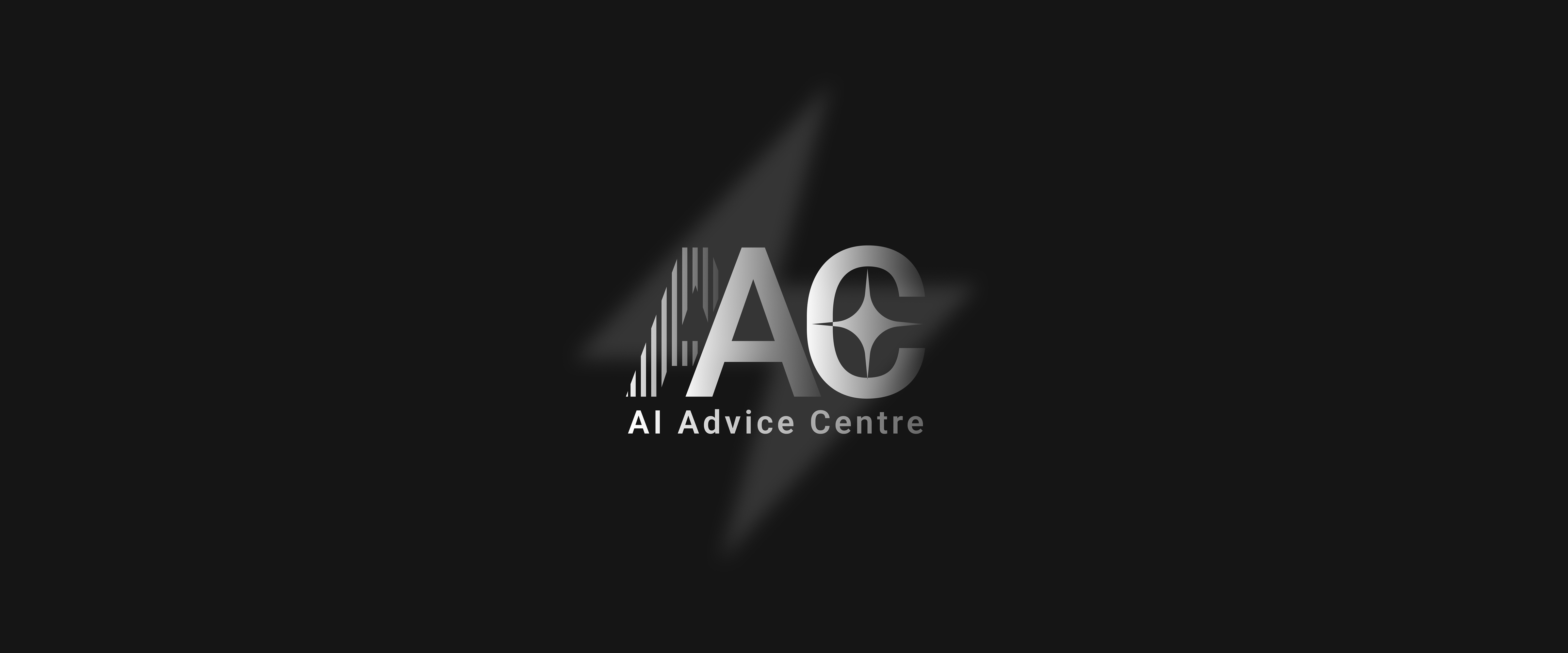 AI Advice Centre — AAC logo mark on a dark background